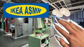 IKEA TOUR ASMR: public asmr tapping & scratching around!