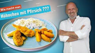 Schnelles Hühnchen mit Pfirsich Rezept - so unglaublich lecker!