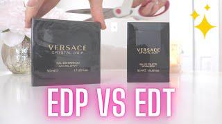 Versace Crystal Noir EDP vs EDT | UNBOXING & REVIEW