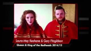 Huffington Post Live interview our King and Queen of the Redheads 2014