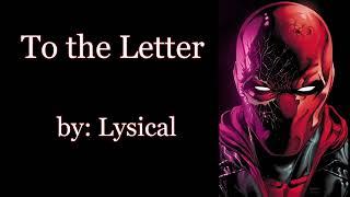 To the Letter (Jason Todd DC PODFIC) Oneshot