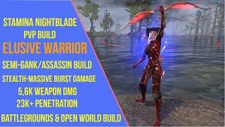 Powerful Stamina Nightblade PVP Build for ESO Gold Road - Elusive Warrior- Stamblade PVP Build