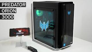 Unboxing Acer Predator Orion 3000 Gaming Desktop Computer With Games Test - ASMR