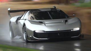 Ferrari KC23 | One-Off Track Supercar! Twin-Turbo V8 Sound up Goodwood Hillclimb!