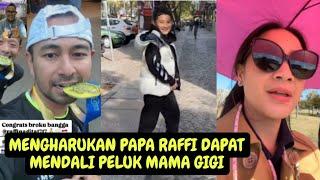 MOMEN MENGHARUKAN RAFFI AHMAD DAPAT MENDALI DI PELUK MAMA GIGI RAYYANZA RAFATHAR