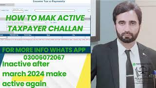 How to Create ATL Surcharge Payment Active Tax Payer Challan Challan for FBR in 2024 FBR ATL Challan