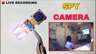 HOW TO MAKE HIDDEN SPY CCTV CAMERA AT HOME USING OLD PHONE