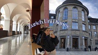 Zurich Uni Vlog | UZH Campus + attending lectures + studying
