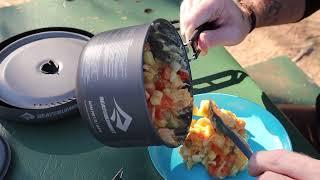 Moto Camping Recipe: Chicken Pot Pie