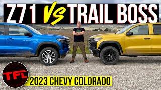 2023 Chevy Colorado Z71 vs. Trail Boss: How MUCH Off-Road Truck Do You Really Need?