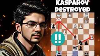 Anish Giri Destroyed Garry Kasparov By His Creative Attacks 