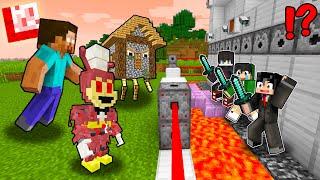 Best of Minecraft - Monsters vs Security Build Hacks (Evil House, Evil Herobrine, Evil Jollibee)