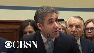 Michael Cohen says Trump is a "conman": Full opening statement