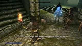Как утонуть на суше в Skyrim