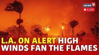 California wildfire live updates: Los Angeles Area On Alert As High Winds Fan The Flames | N18G