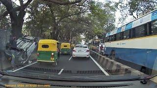 A safe landing when a cabbie hits the median