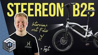 New folding e-bike from Steereon – small, light & perfect for commuters?  #b25 #ebike