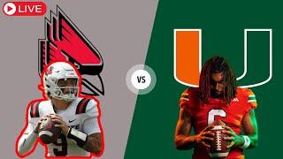 BALL STATE CARDINALS vs MIAMI HURRICANES - Canes Football LIVE - Spanish Podcast - Preview