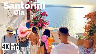 Oia, Santorini Greece  - September 2022 - 4K HDR 60fps - Walking Tour