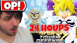 I Spent the FASTEST 24 HOURS Becoming OVERPOWERED in All Star Tower Defense (ASTD)