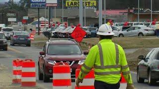 Construction starts on busy Salem road