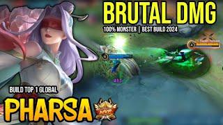 PHARSA BEST BUILD 2024 | BUILD TOP GLOBAL PHARSA GAMEPLAY | MOBILE LEGENDS