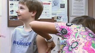 Watch This Kid Get Two Allergy Shots