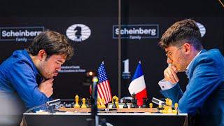 They Need Less Than A Minute || Alireza vs Hikaru || Bullet Chess Championship Superfinal 2024.