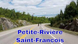 Les plus belles routes moto du Québec:  Petite-Rivière-Saint-François