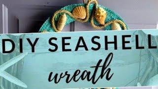 Nautical Shell Wreath: The Perfect Summer Door Decor DIY!