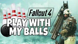 Fallout 4 Far Harbor - Bowling Ball Launcher - Play With My Balls