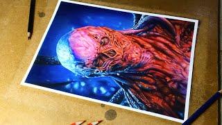 Drawing Stranger Things: VECNA (Jamie Campbell Bower) | Collab | ViralArt