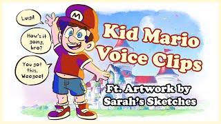 Kid Mario Voice Clips (Young Mario Voice Demo Reel 2024)