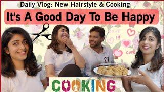 ನನ್ನ Haircut ನೋಡಿ ನನ್ನ Husband ರಿಯಾಕ್ಷನ್ ಹೇಗಿತ್ತು ನೋಡಿ||10 min Paneer Recipe ||#couple #dailyvlog