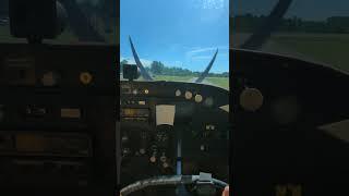 Cessna 175 startup, taxi, and takeoff.