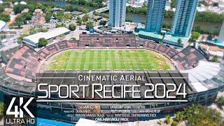 【4K】 Sport Recife  Ilha do Retiro from Above  BRAZIL 2024  Cinematic Wolf Aerial™ Drone Film