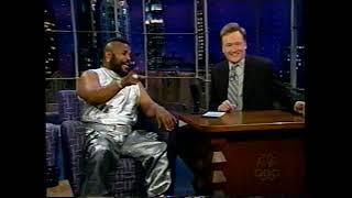 "Late Night with Conan O'Brien" Interview with Mr. T (TV Segment 2000) - NBC WPXI 11 broadcast