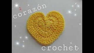 ️Como tejer corazón  a crochet muy fácil