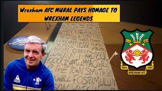 Wrexham AFC Mural Pays Homage to Wrexham Legends