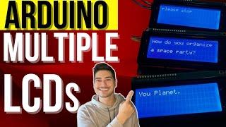 How to Use Multiple LCDs with One Arduino! (I2C Tutorial)