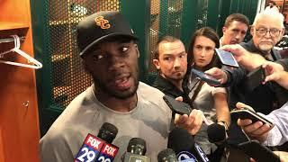 Nelson Agholor vs. Lions Postgame Interview