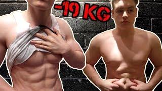 19 Kilo abgenommen in 5 Monaten Vorher/Nacher Body Transformation Diät Endspurt|Full Day of Nico