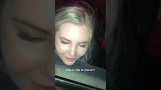 DRUNK GIRL AT NIGHTCLUB TRIES TO ORDER DRINKS AT THE DJ BOOTH