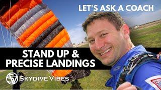 Skydiving Landings & How to start Swooping - Let's Ask a Coach - Brian Germain