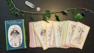 Witchlings oracle deck by Paulina Cassidy review, flip through #oraclecards #flipthrough