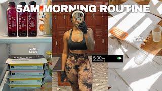 MY 5AM MORNING ROUTINE: staying consistent, healthy habits, winter mornings