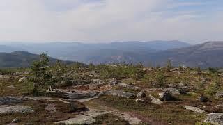 View at Venelifjellet in Vrådal and Telemark