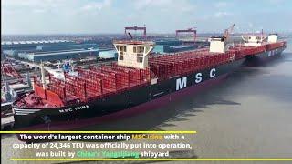 MSC Irina - The world's largest container ship