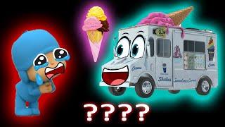 6 Pocoyo & Ice Cream Truck Help Balloon Sound Variations in 66 Seconds