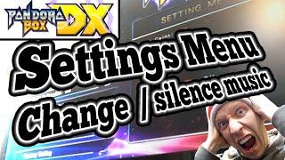 Pandora Box DX Change Music Settings Screen Tutorial